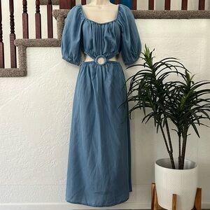 JESSICA SIMPSON Women’s Jacklyn Palmetto Cut Out Dress Size M NWT